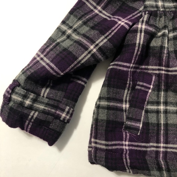 ❤️ Calvin Klein plaid pea coat. 2 - Picture 5 of 7